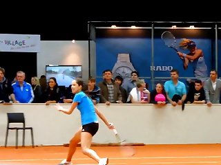 Somriure sessió d'entrenament Ana Ivanovic