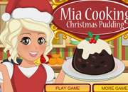 Mia Cooking Christmas Pudding 