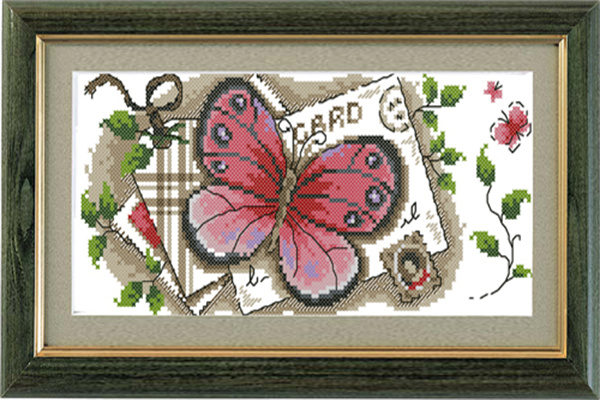 蝴蝶十字绣加盟