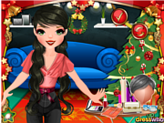 Play Christmas party makeover Game