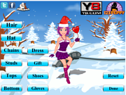 Play Winter christmas dress up Game