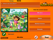 Play Dora the exploer quiz Game