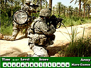 Play Army hidden letters Game