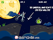 Play Angry birds space bike Game