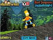 Play Bart simpsons skateboard game Game