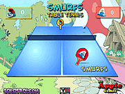 Play Smurfs table tennis Game