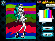 Play Monster high frankie stein coloring Game