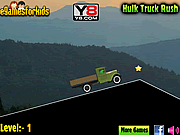 Play Hulk truck rush Game