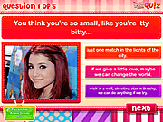 Play Ariana grande lyric quiz Game