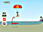 Play Daffy duck sky diving Game