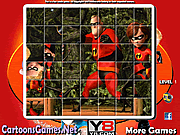 Play The incredibles spin puzzle Game