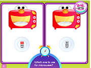 Play Kitchen safety with kiki Game