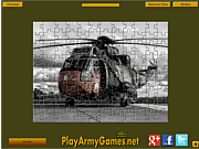 Play Military helicopter jigsaw Game