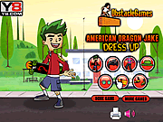 Play American dragon jake dress up Game