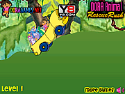 Play Dora animal rescue rush Game