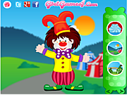 Play Funny clown decorating Game