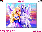 Play Magic of pegasus barbie jigsaw Game