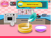 Play Cook strawberry cake Game