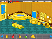 Play Golden bathroom escape Game