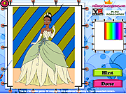 Play Princess tiana coloring Game