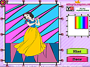 Play Disney princess snow white coloring Game