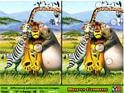 Play Madagascar differences Game