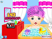 Play Baby first haircut at salon Game