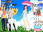 Play Spring rain dress up Game