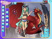 Play Dragon tamer girl dressup Game