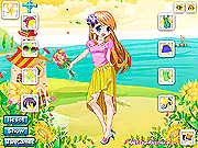 Play Flower cutie dressup Game