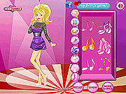 Play Barbie pop star dressup Game