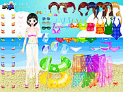 Play Sea swimming dressup Game