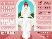 Play White bridal dressup Game