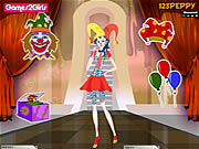 Play Billy clown girl dressup Game