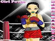 Play Boxing girl dress up Game