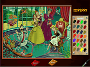 Play Cinderella online coloring Game