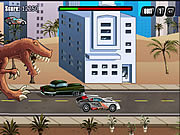 Play T rex rampage prehistoric pizza Game