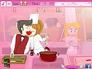 Play Kiss the cook Game