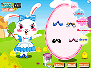 Play Easter bunny and colorful eggs Game