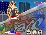 Play Avery goes skateboarding Game