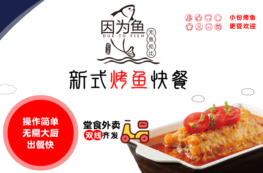 因为鱼烤鱼饭加盟