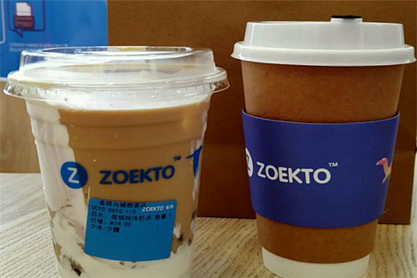 zoekto雀桃茶廊奶盖