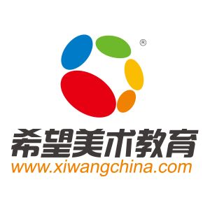 希望美术少儿美术教育品牌logo