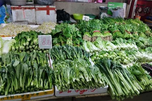 大简肉菜市场菜品新鲜