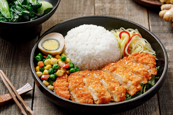 日式鸡排饭香辣鸡排