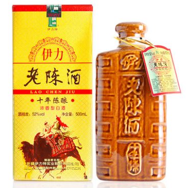 伊力52度老陈酒十年陈酿500ml