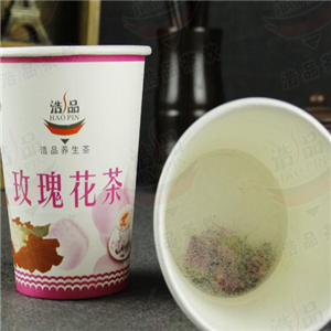 隐茶杯玫瑰花茶