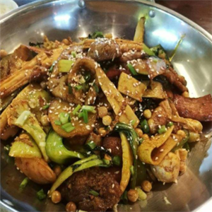 香辣100香锅午餐肉