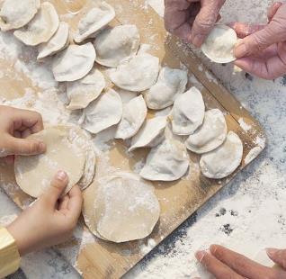 脱家饺子美味