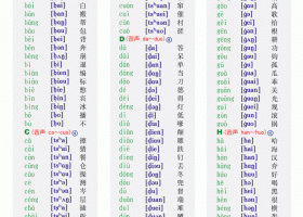 Pronunciation of Chinese character（Pinyin,International Phonetic Symbols,examp)